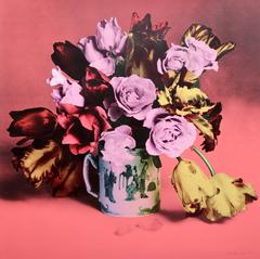 Flower Arrangement in Mug, Salmon