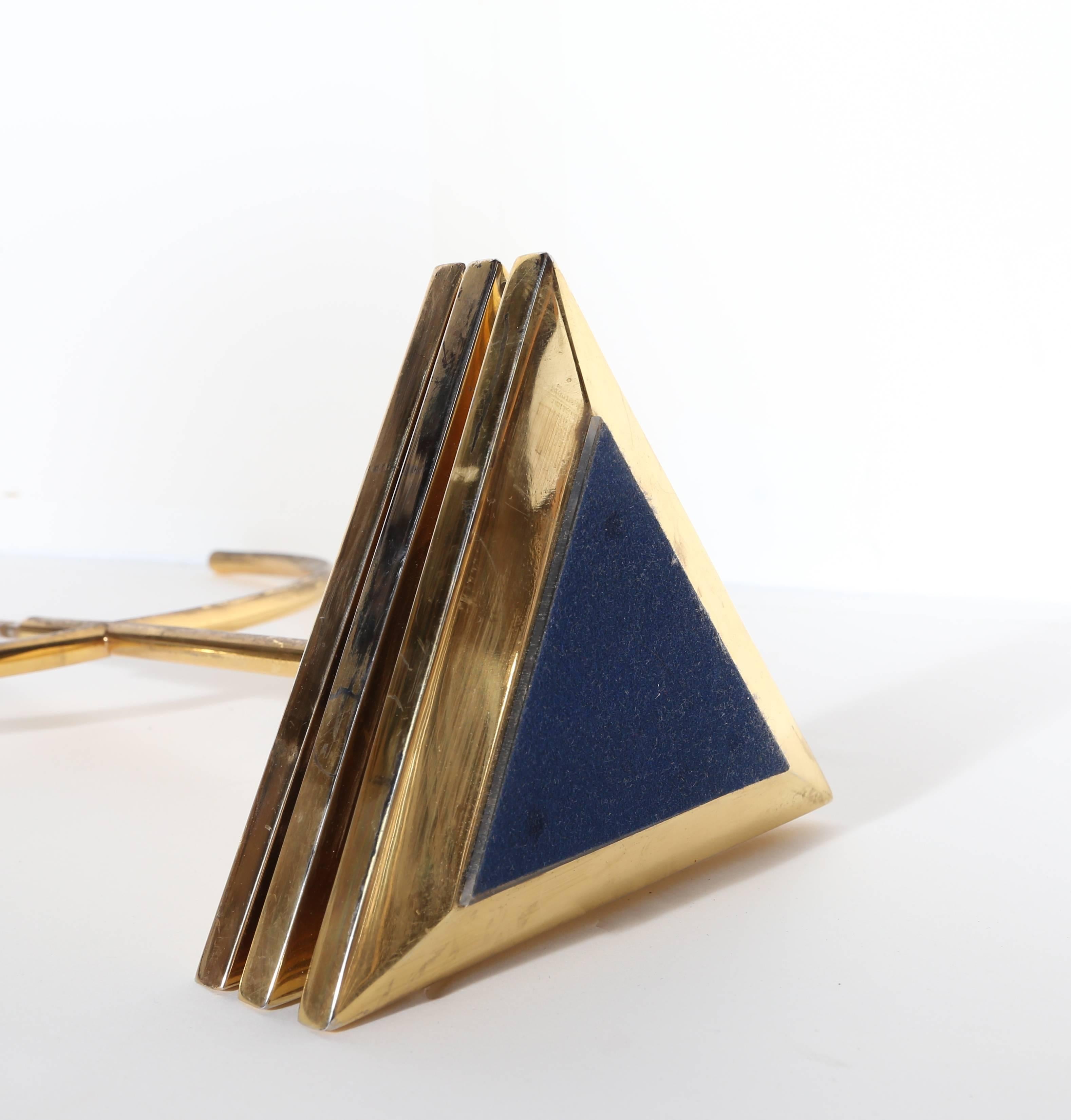 Shalom Menorah (Tri Base) - Op Art Sculpture by Yaacov Agam