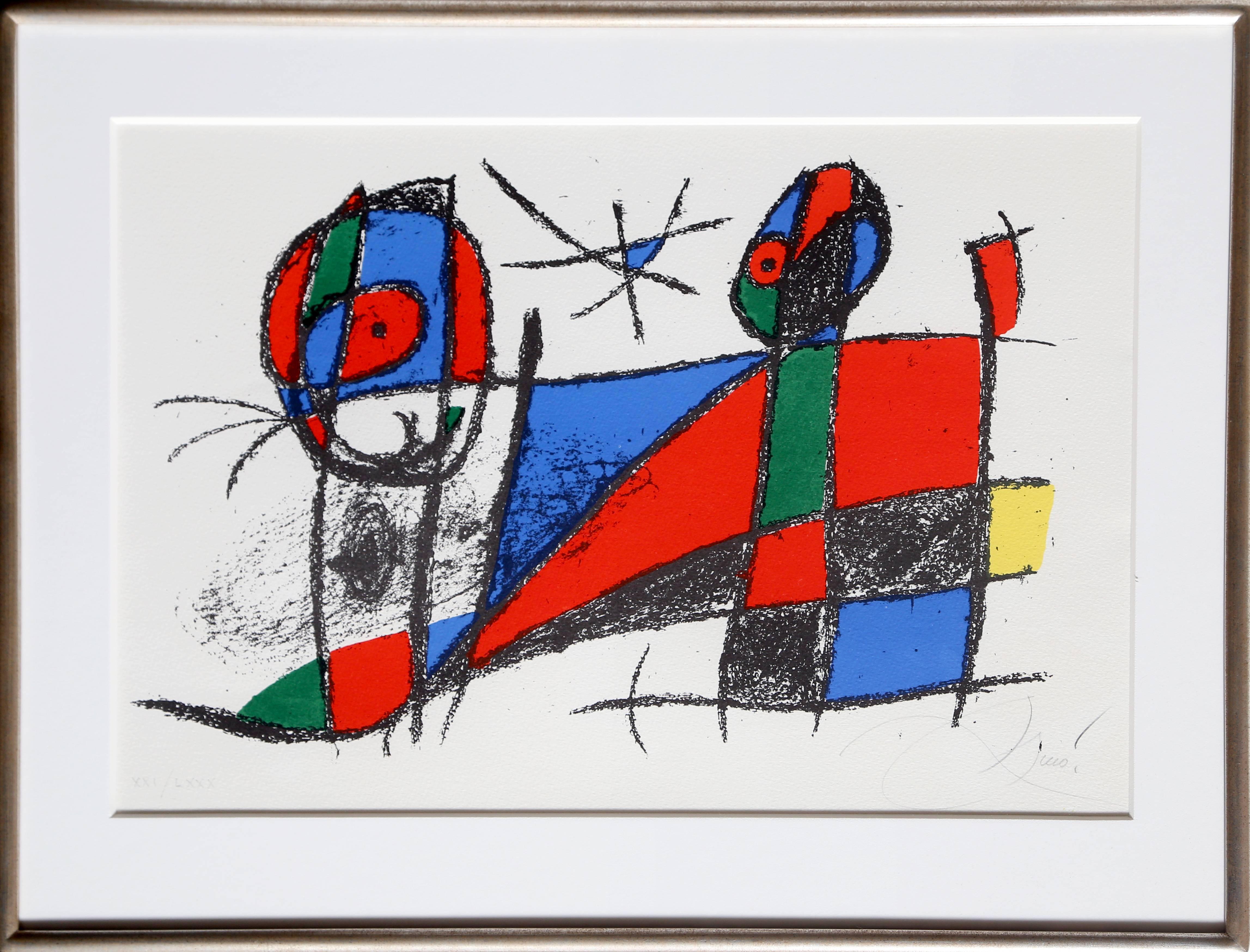 Joan Miró Abstract Print -  Lithograph VI (1042)