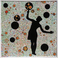Utopia I, Pittura acrilica psichedelica di Veronica Montanino
