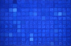 Blue Vision, large Oil Painting by Suzuki