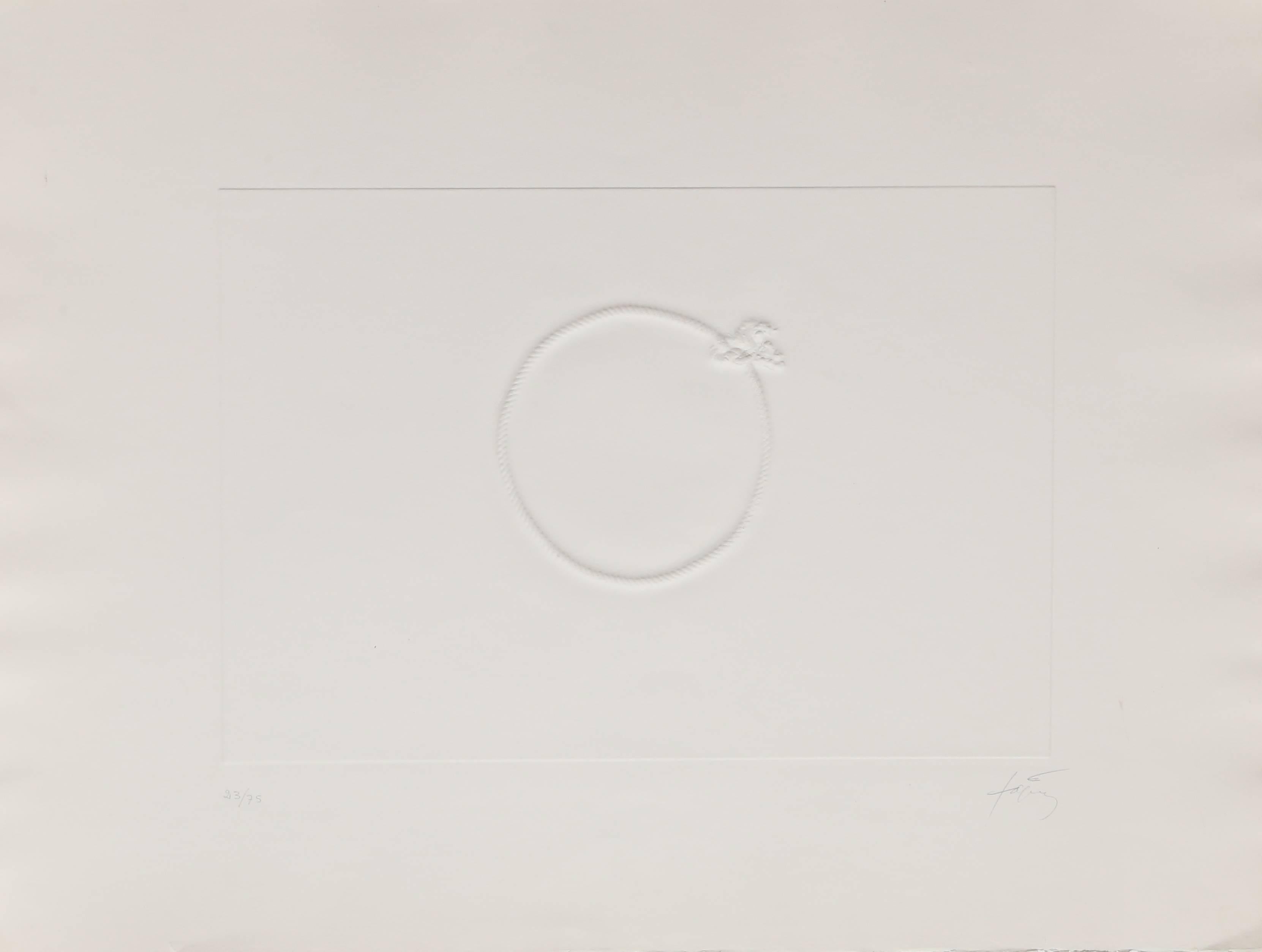 Antoni Tàpies Abstract Print - Le Cercle de Cord