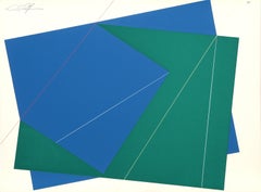 Green and Blue Rectangles