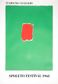 Spoleto Festival, Signed, Numbered Silkscreen by Robert Motherwell