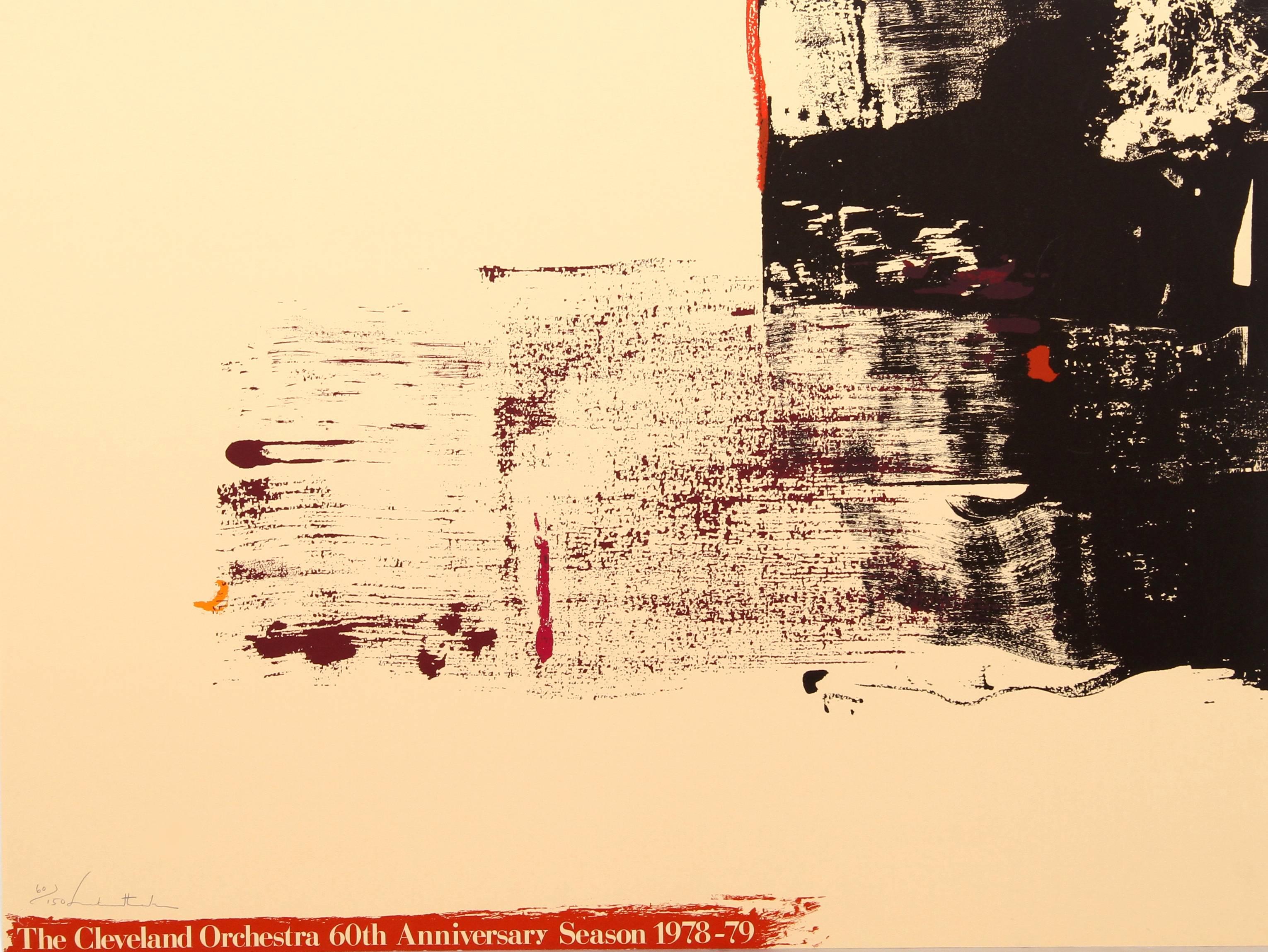 Helen Frankenthaler Abstract Print - Cleveland Orchestra