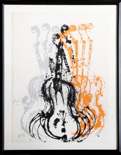 Macho, serigrafía abstracta firmada por Arman