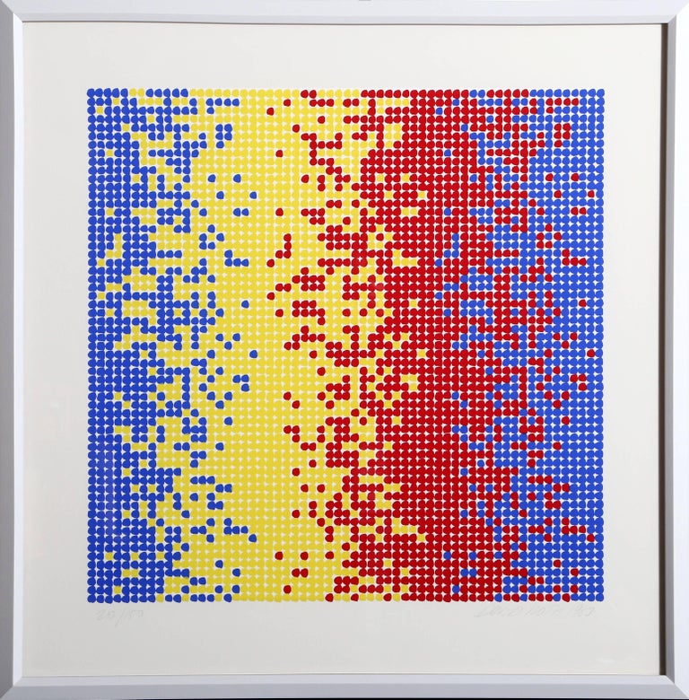 David Roth - Colorful Geometric Abstract Silkscreen by David Roth For ...