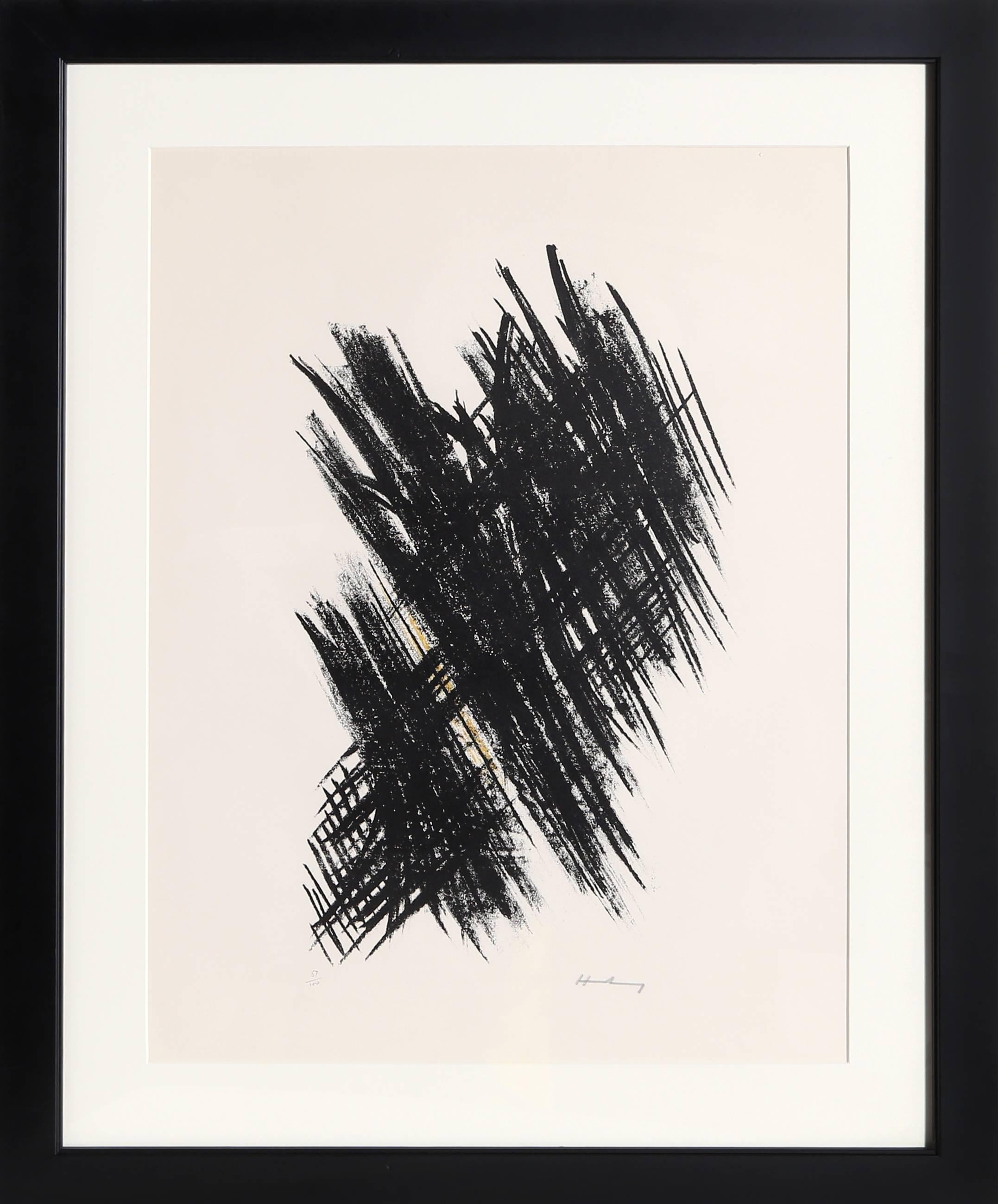 Hans Hartung Abstract Print - untitled