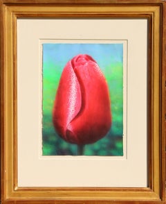 Tulip, Photorealist Watercolor by Hilo Chen