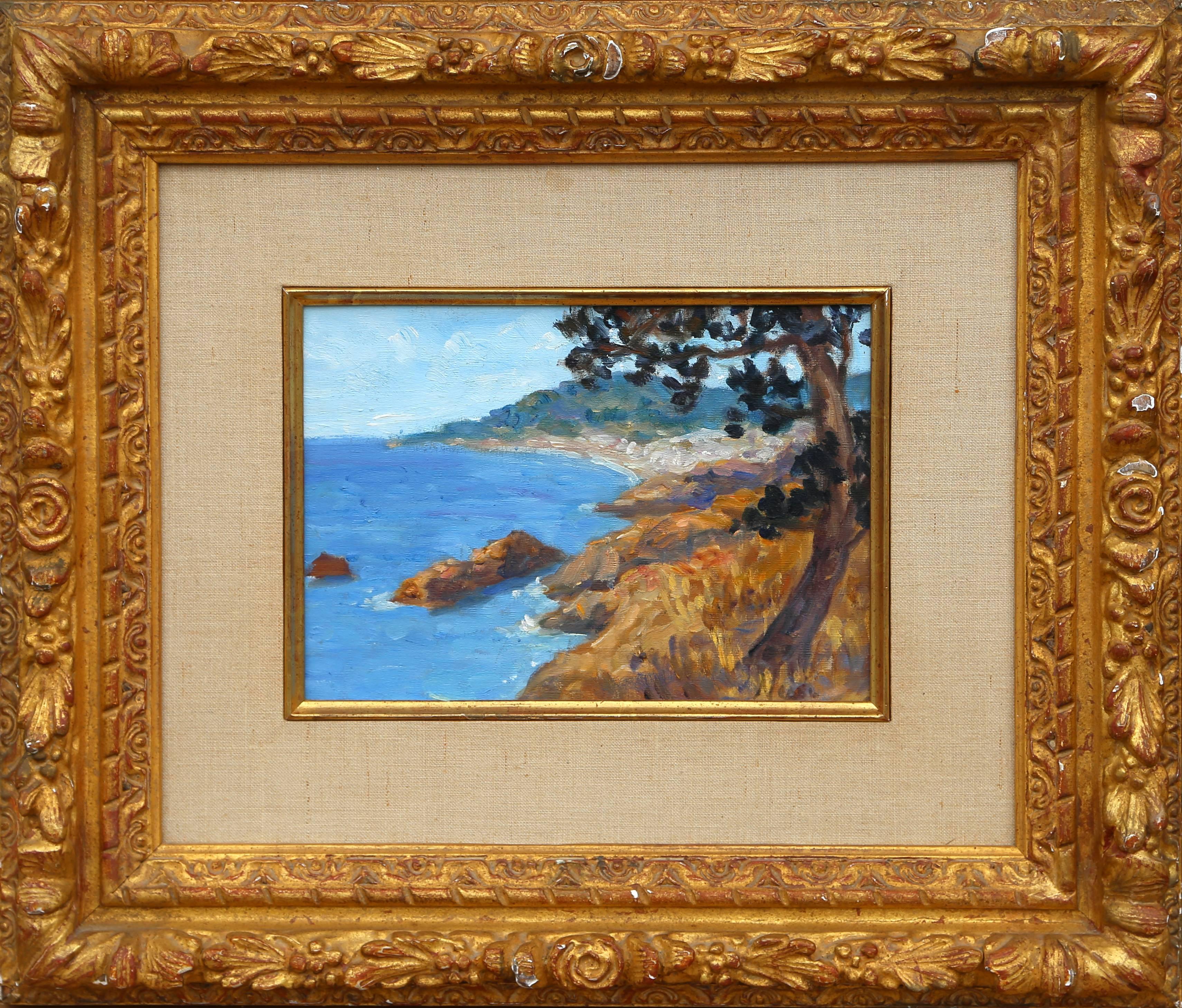 Landscape Painting de marie lucie NESSI - Les Roches D'Or
