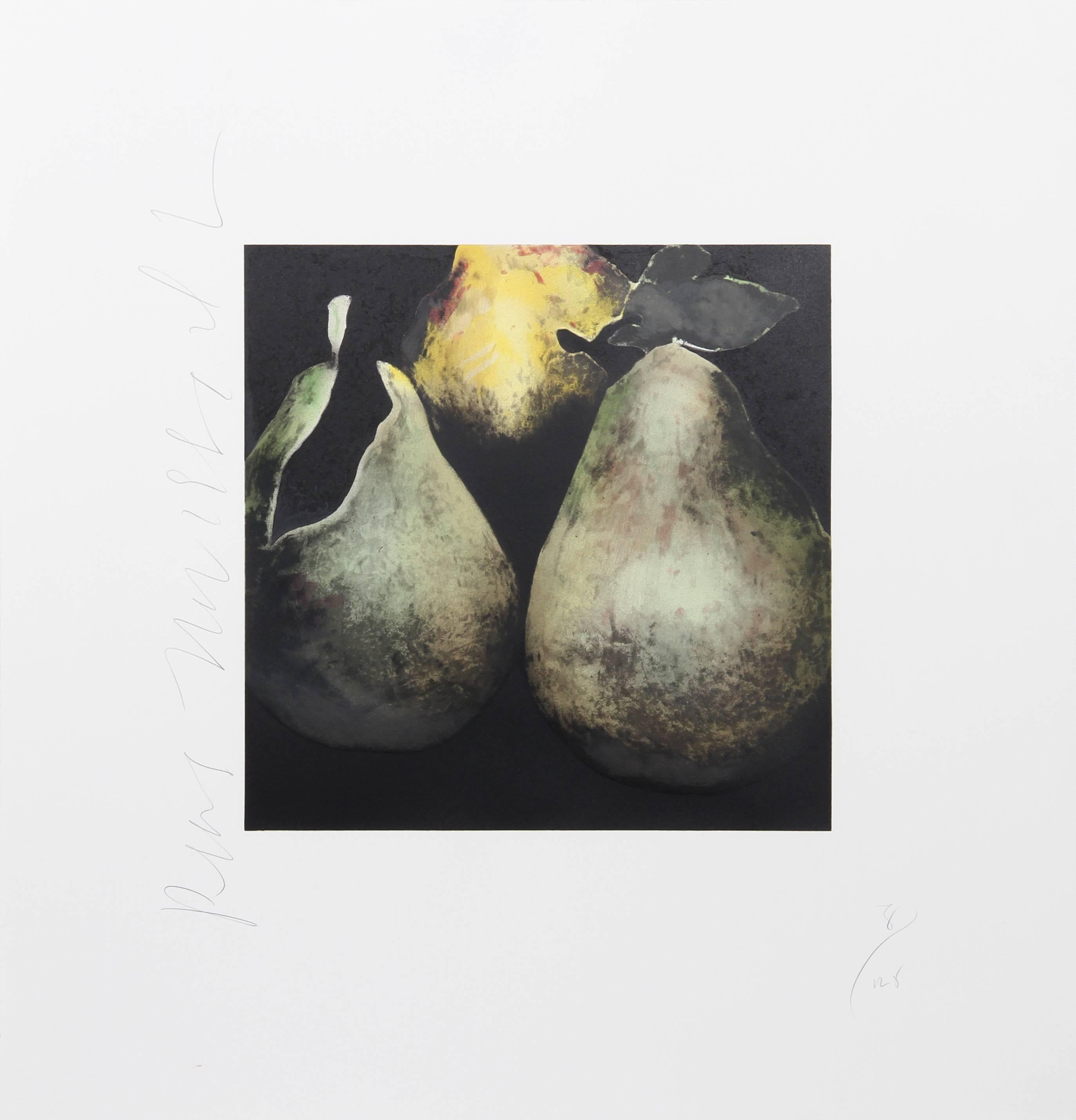 Donald Sultan Still-Life Print - Pears