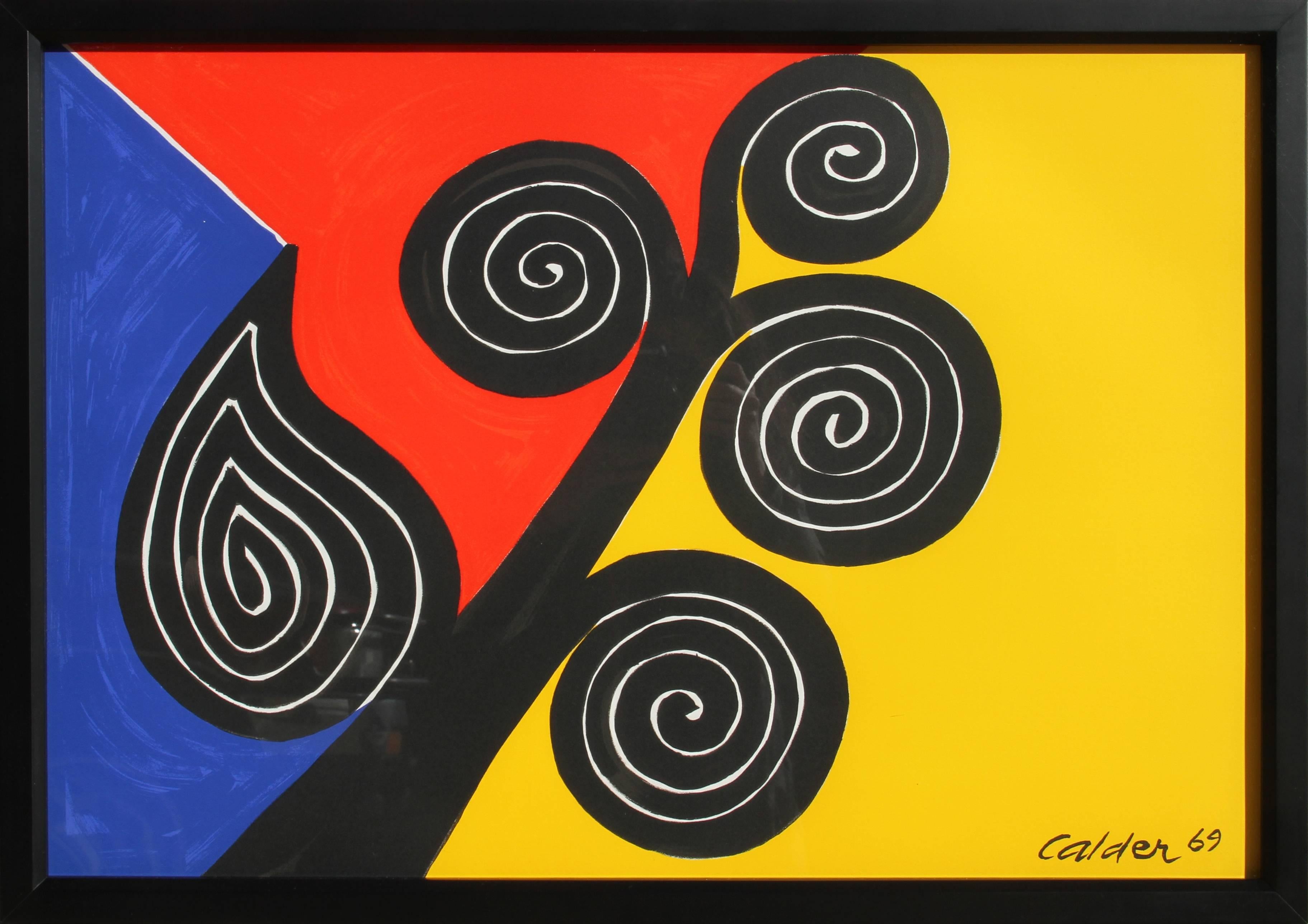 Alexander Calder Abstract Print - Autumn