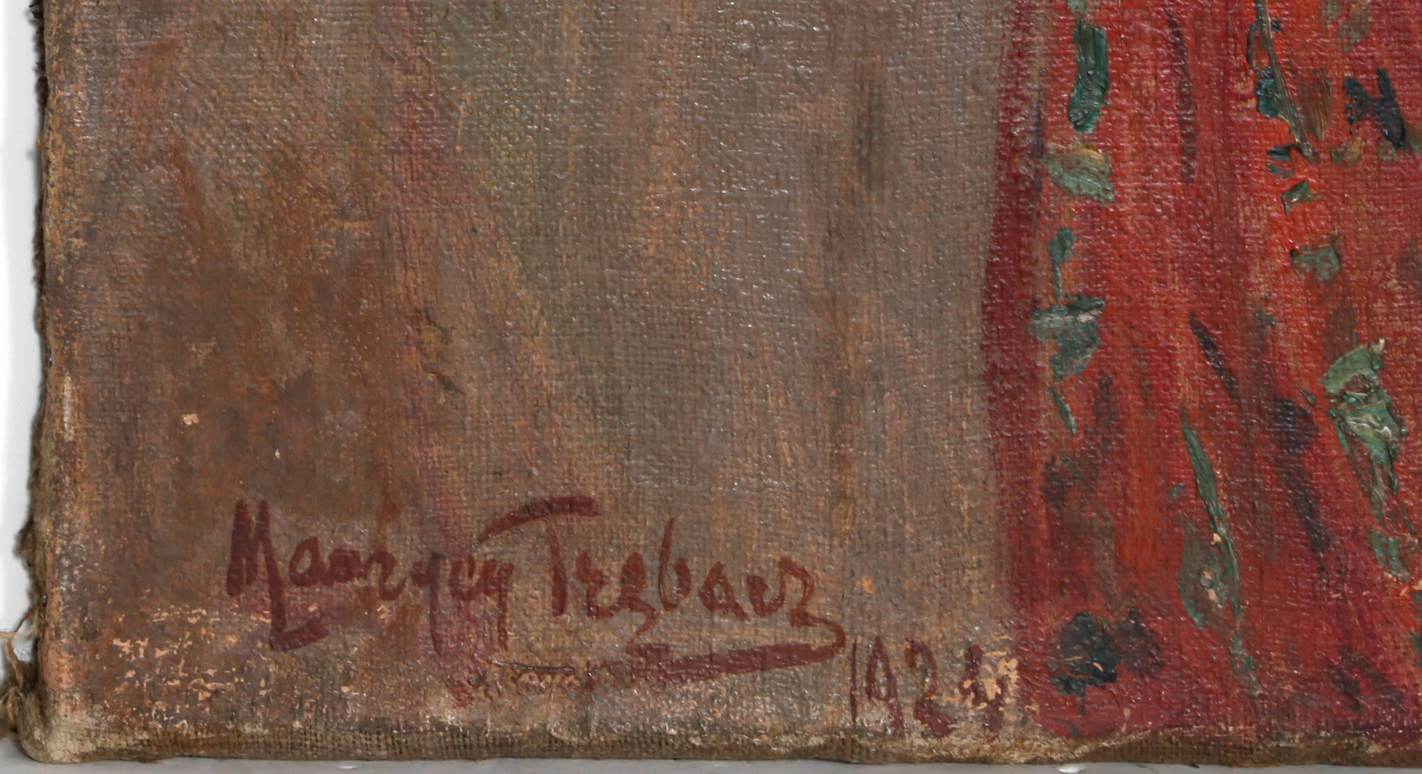 Zingara, pittura ad olio moderna di Maurycy Trebacz in vendita 1