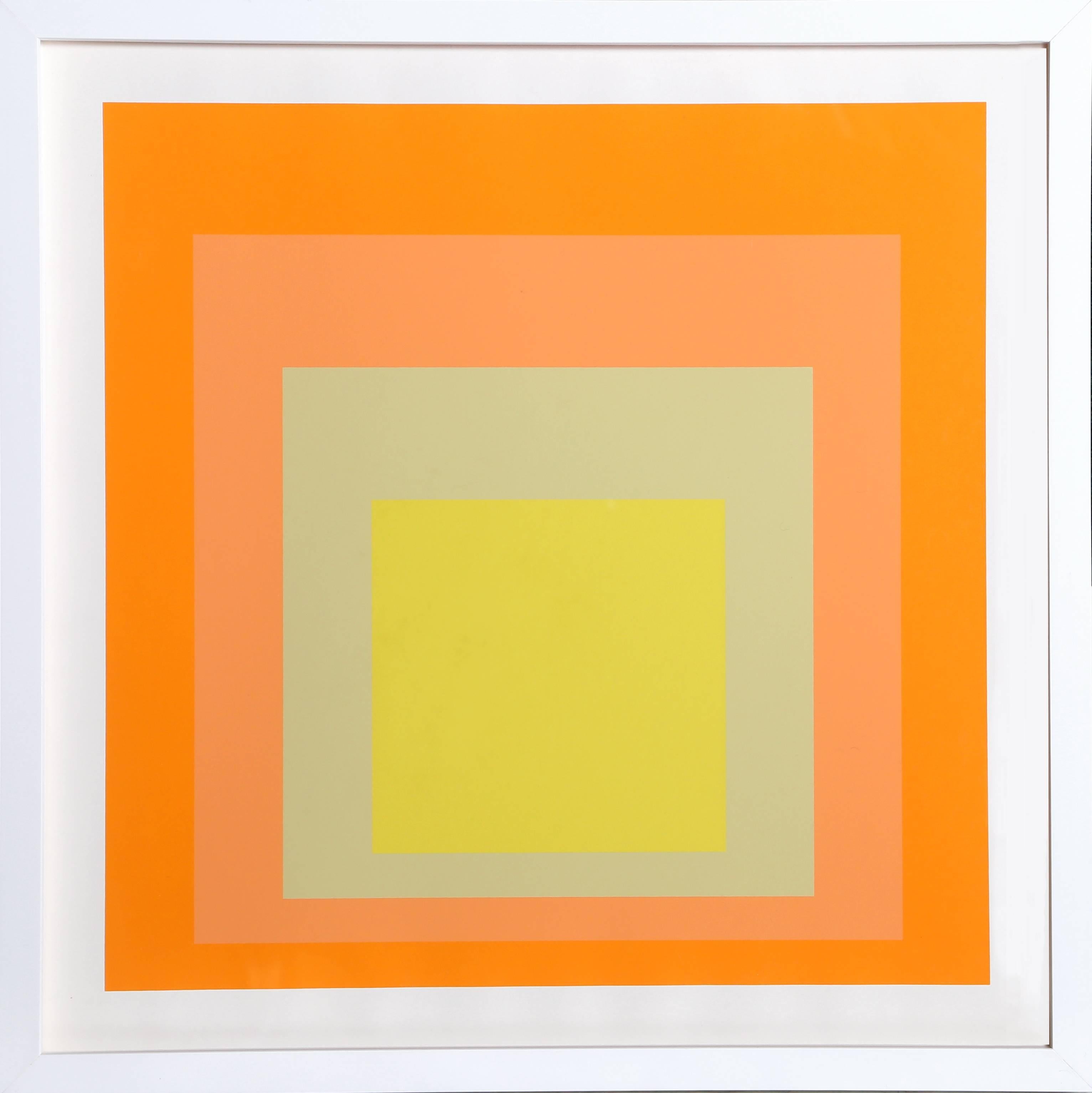 Josef Albers Abstract Print - Interaction of Color: Homage to the Square
