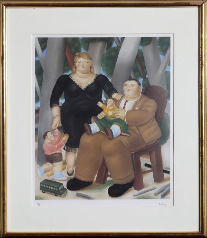 Fernando Botero La Familia at 1stDibs una familia fernando botero