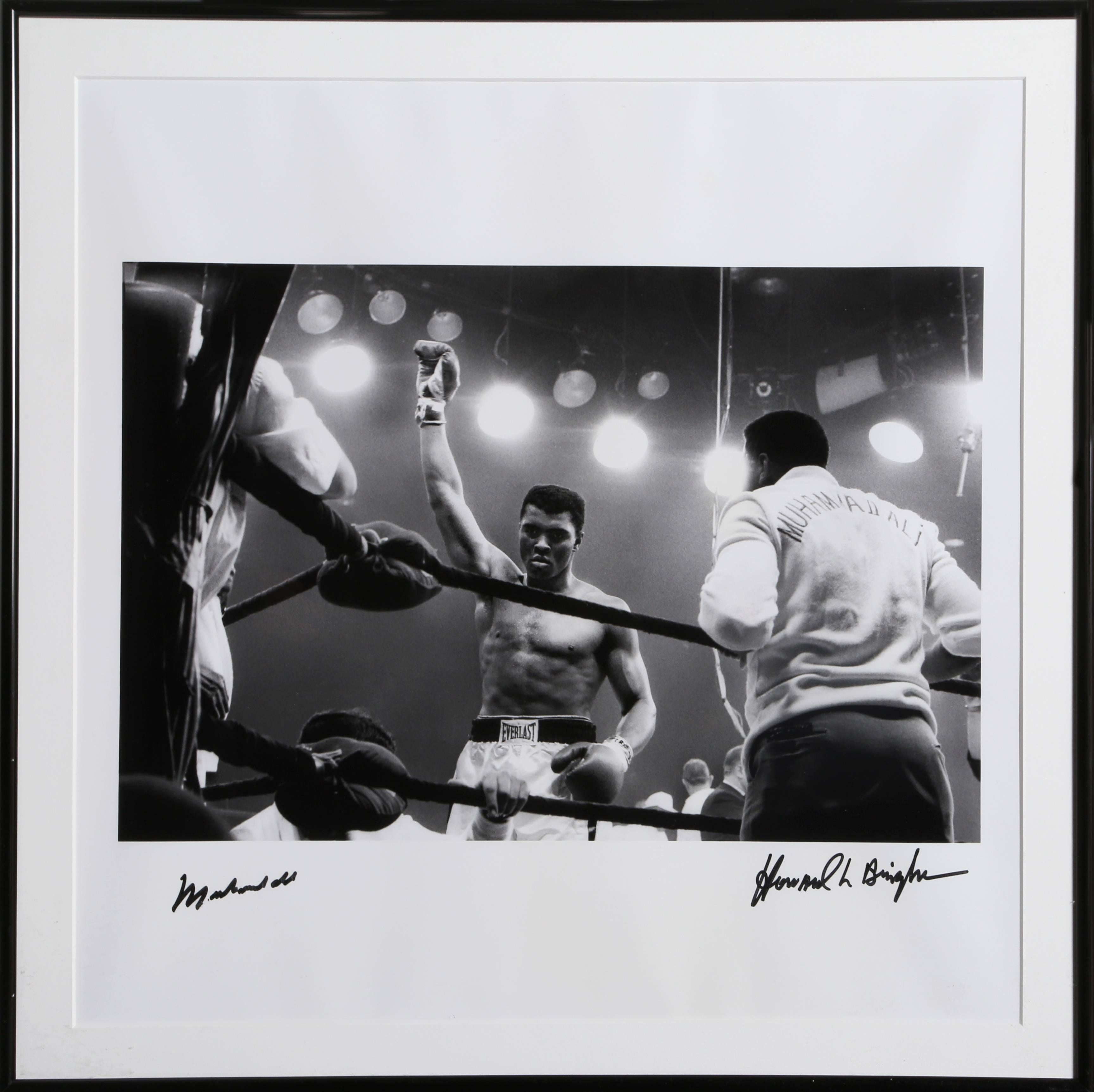 Muhammad Ali in the Ring, Black and White Photo by Howard Bingham