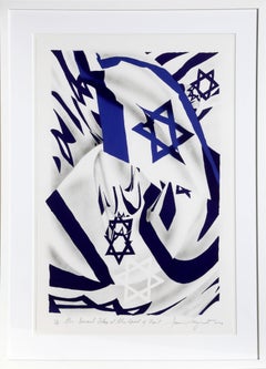 Israel Flag at the Speed of Light