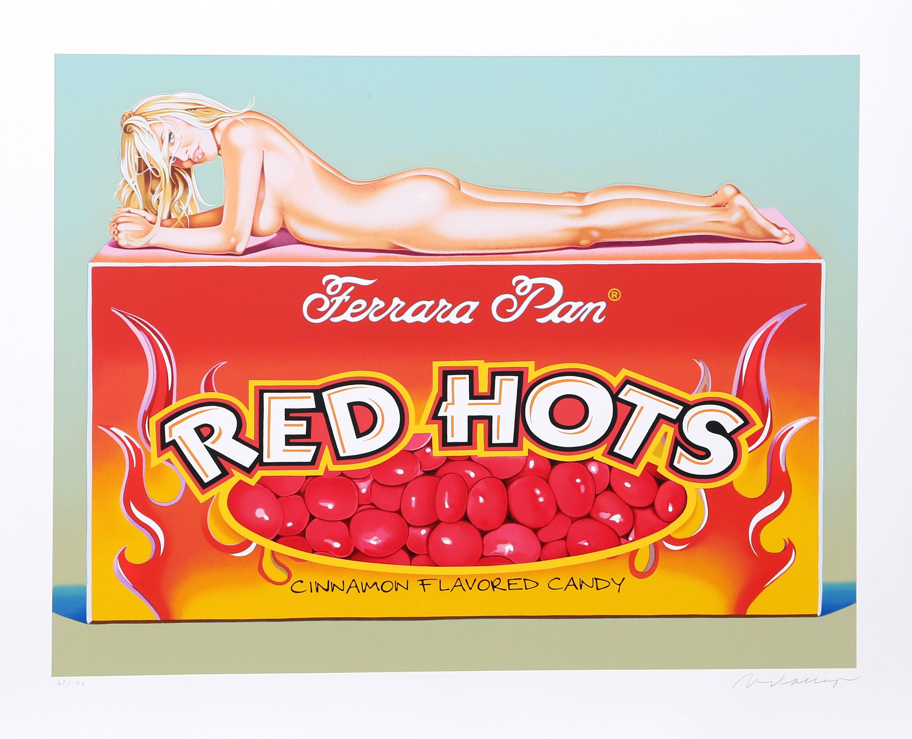 Red Hots, Pop Art Lithograph by Mel Ramos