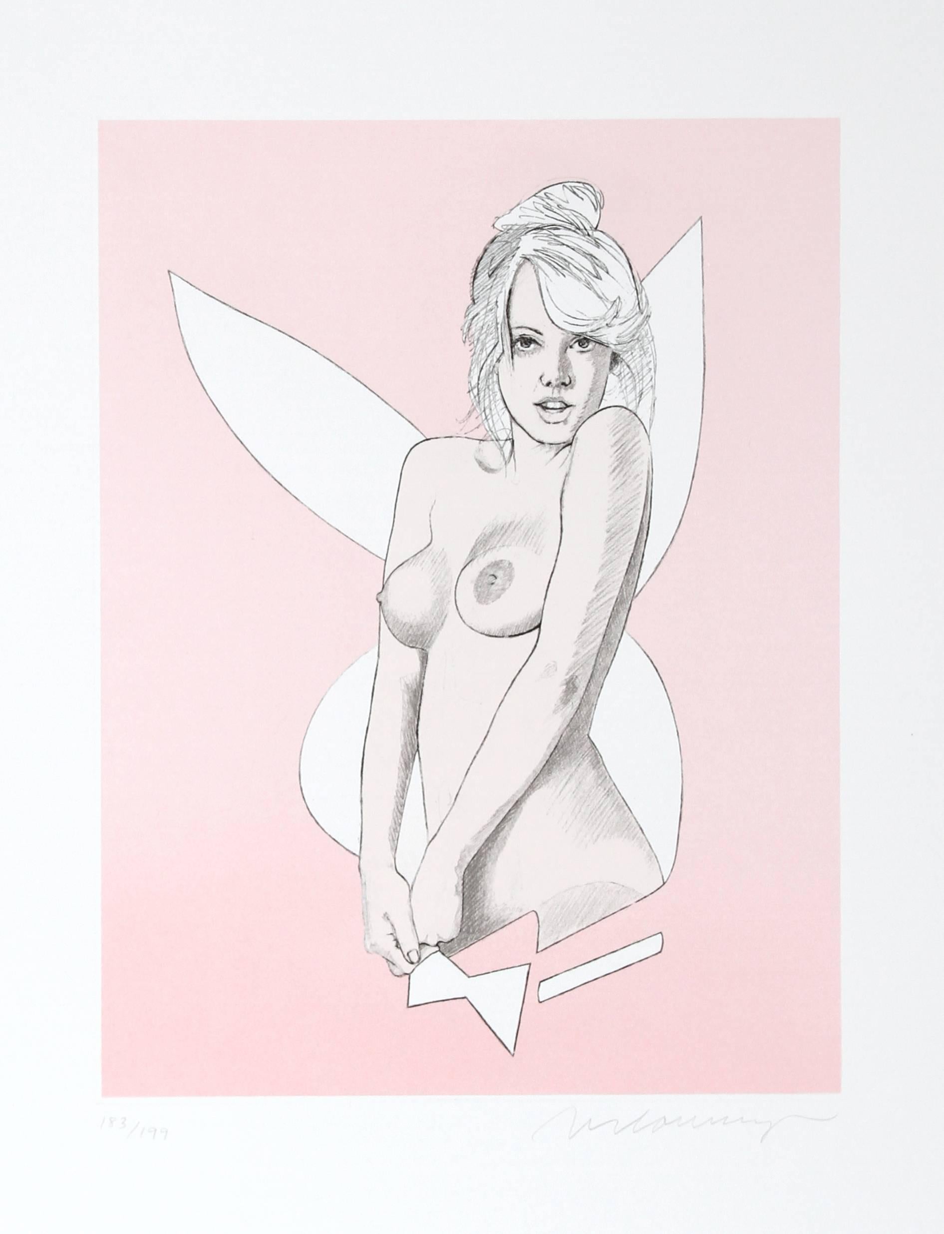 Mel Ramos Nude Print – Playboy Bunny