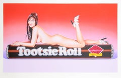 Tootsie Roll, Pop Art Lithograph by Mel Ramos