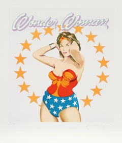 Vintage Wonder Woman, Pop Art Lithograph by Mel Ramos