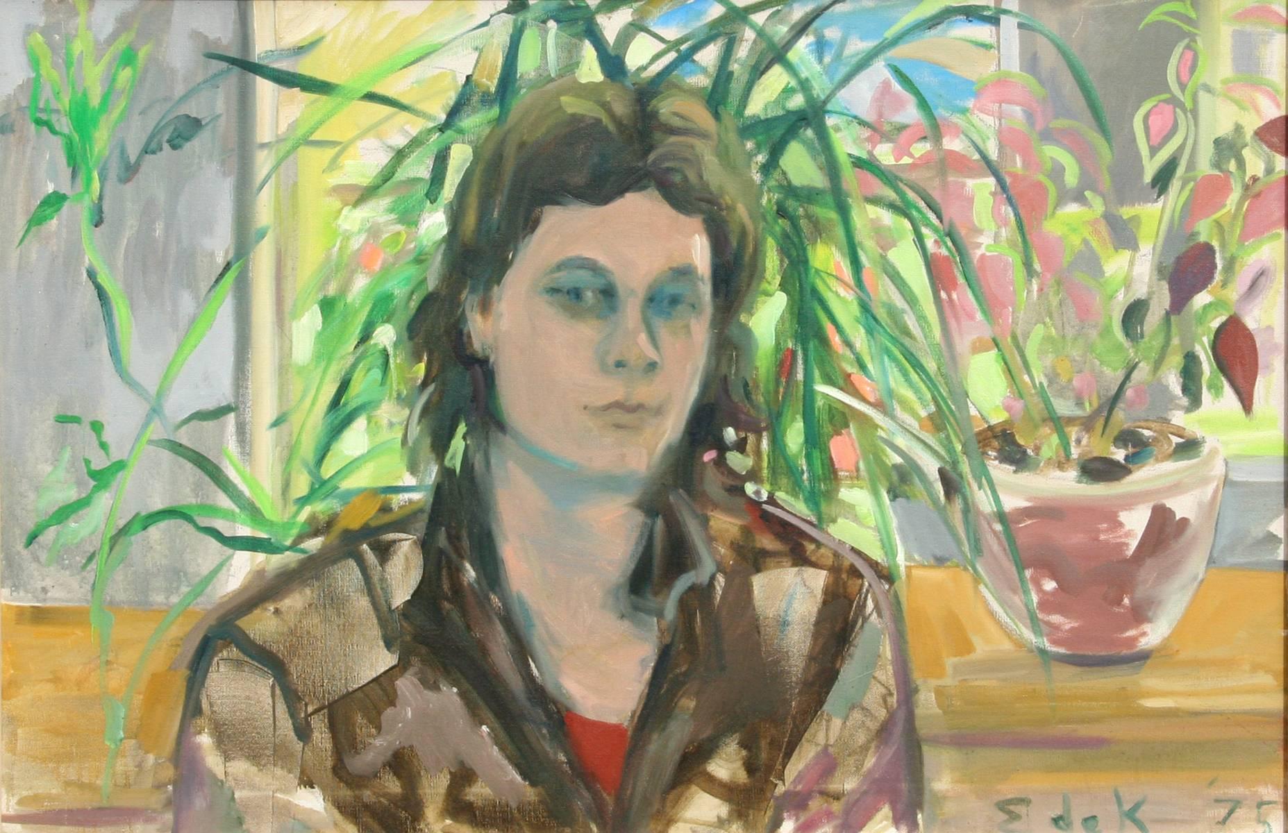 Elaine de Kooning Portrait Painting - Portrait of a Woman