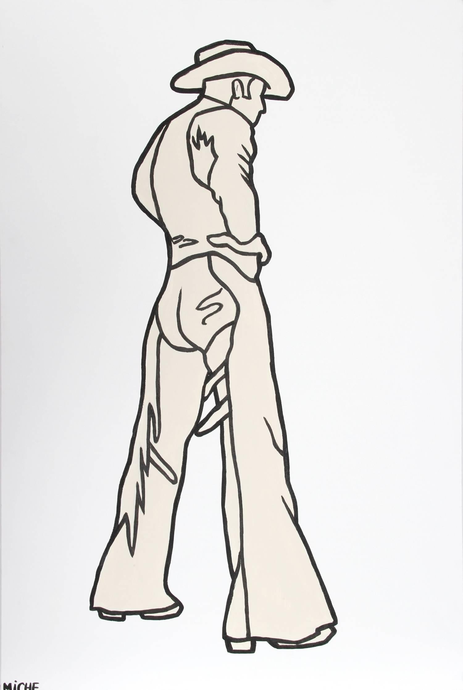 Artista: Miche Watkins (británico/sudafricano, n. 1953)
Título: Vaquero
Año: 2010
Técnica: Acrílico sobre lienzo, firmado l.l.
Tamaño: 88,9 cm x 59,69 cm (35 pulg. x 23,5 pulg.)
