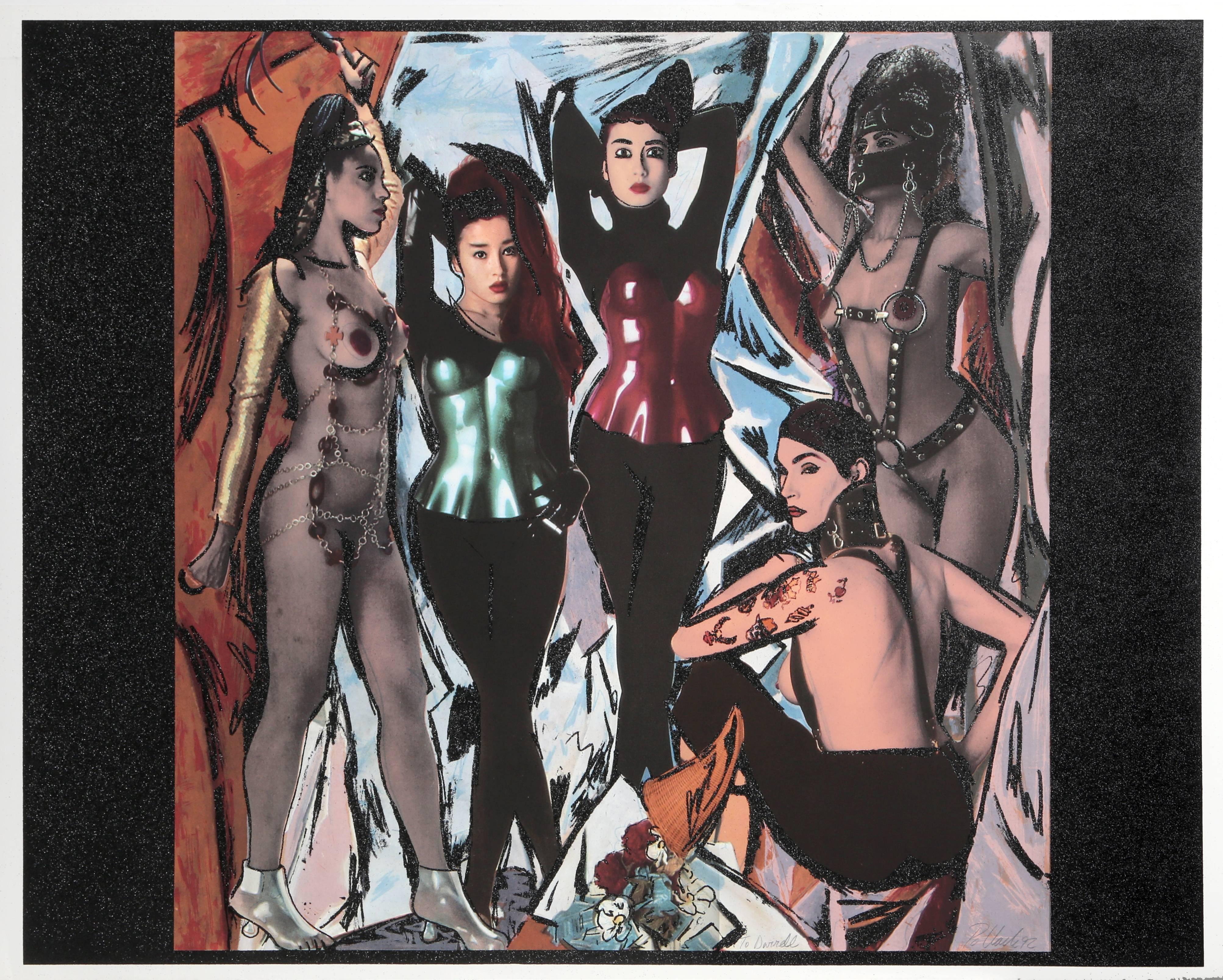 Steven Pollack Nude Print - Rie Miyazawa Les Demoiselles d'Avignon (after Picasso), by Steven Pollac