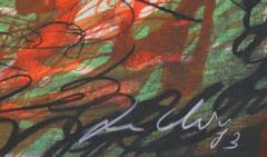 Il Trovatore, Abstract Lithograph by Sandro Chia