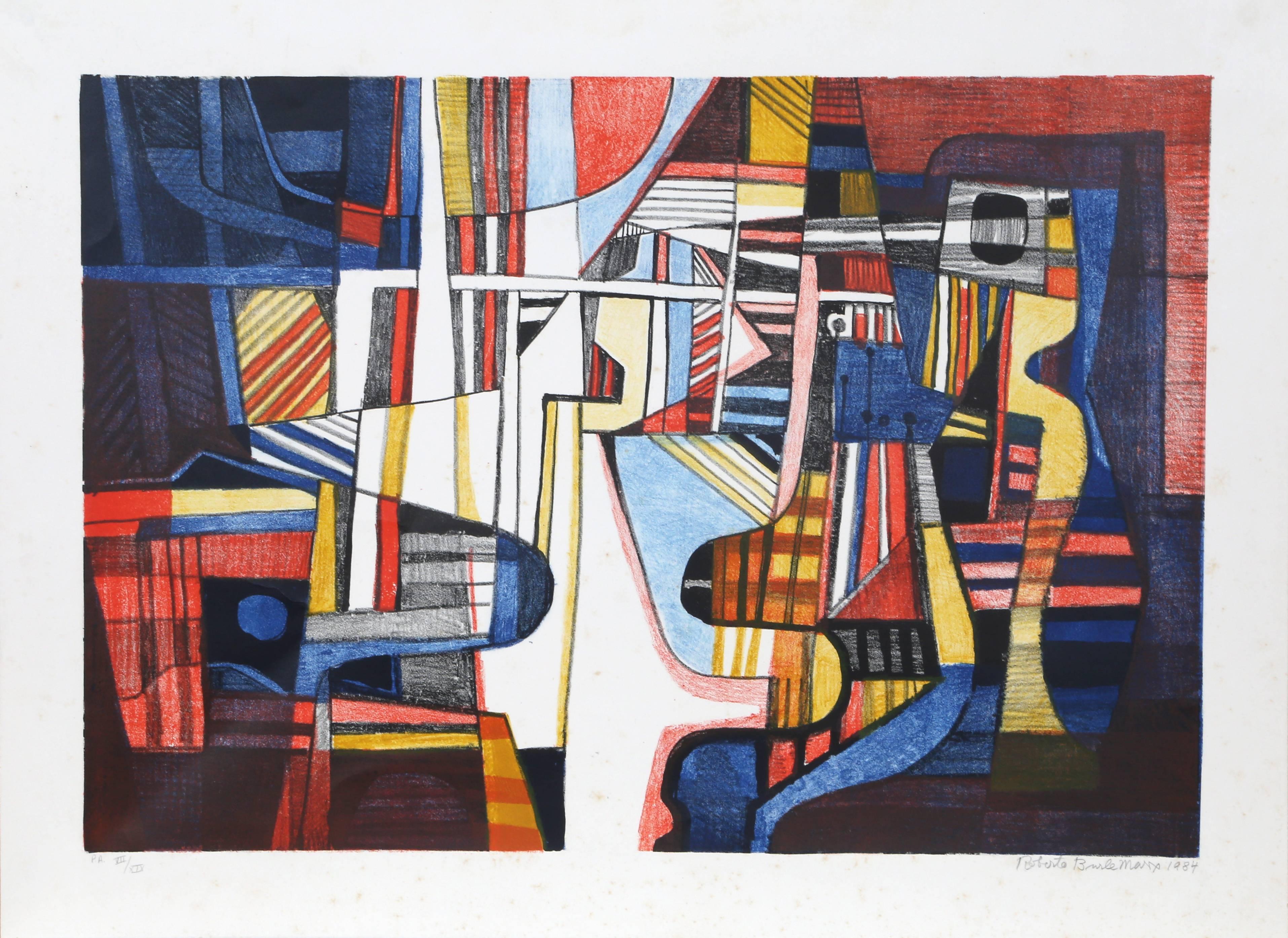 Roberto Burle Marx Abstract Print - Untitled