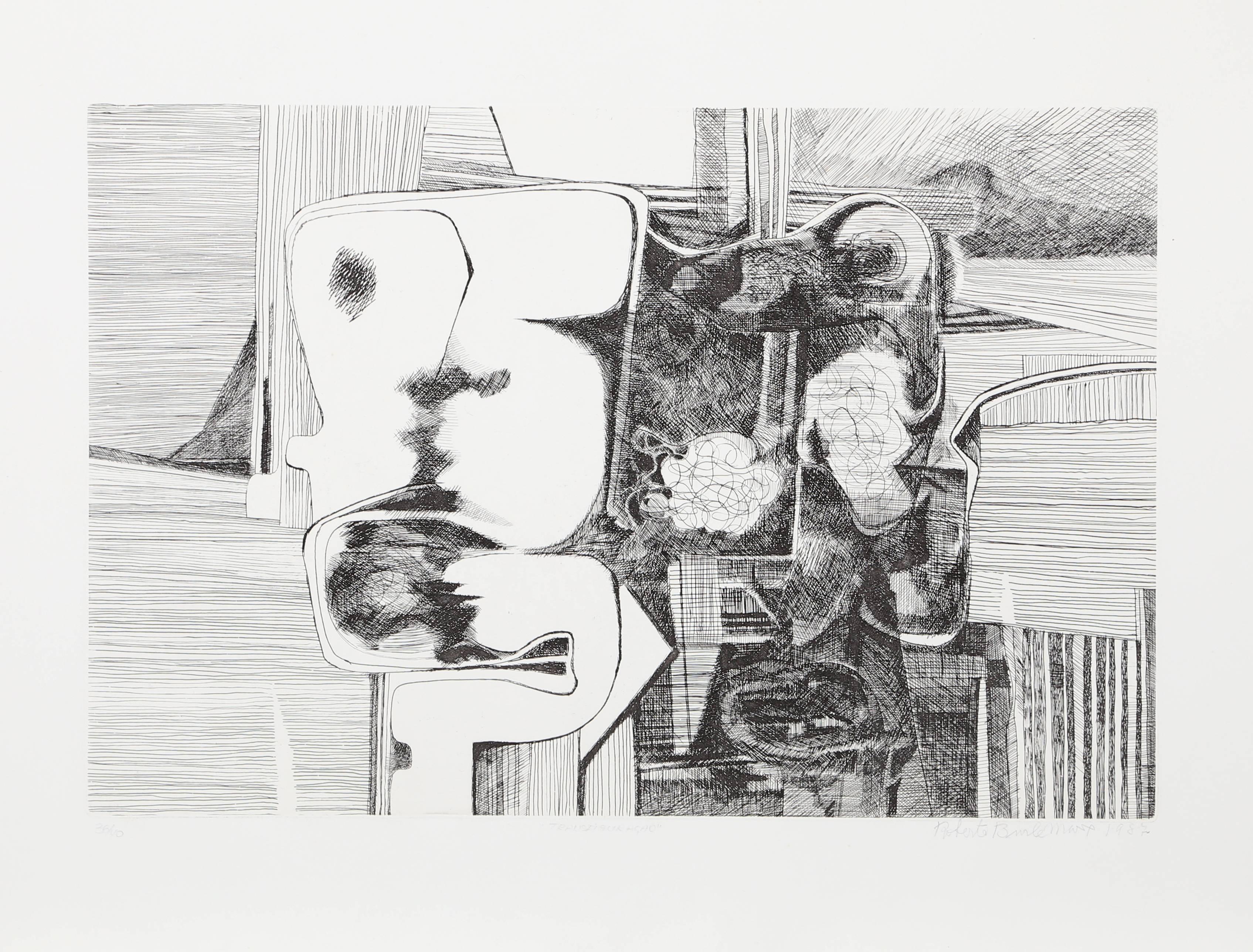 Roberto Burle Marx Abstract Print - Transfiguracao