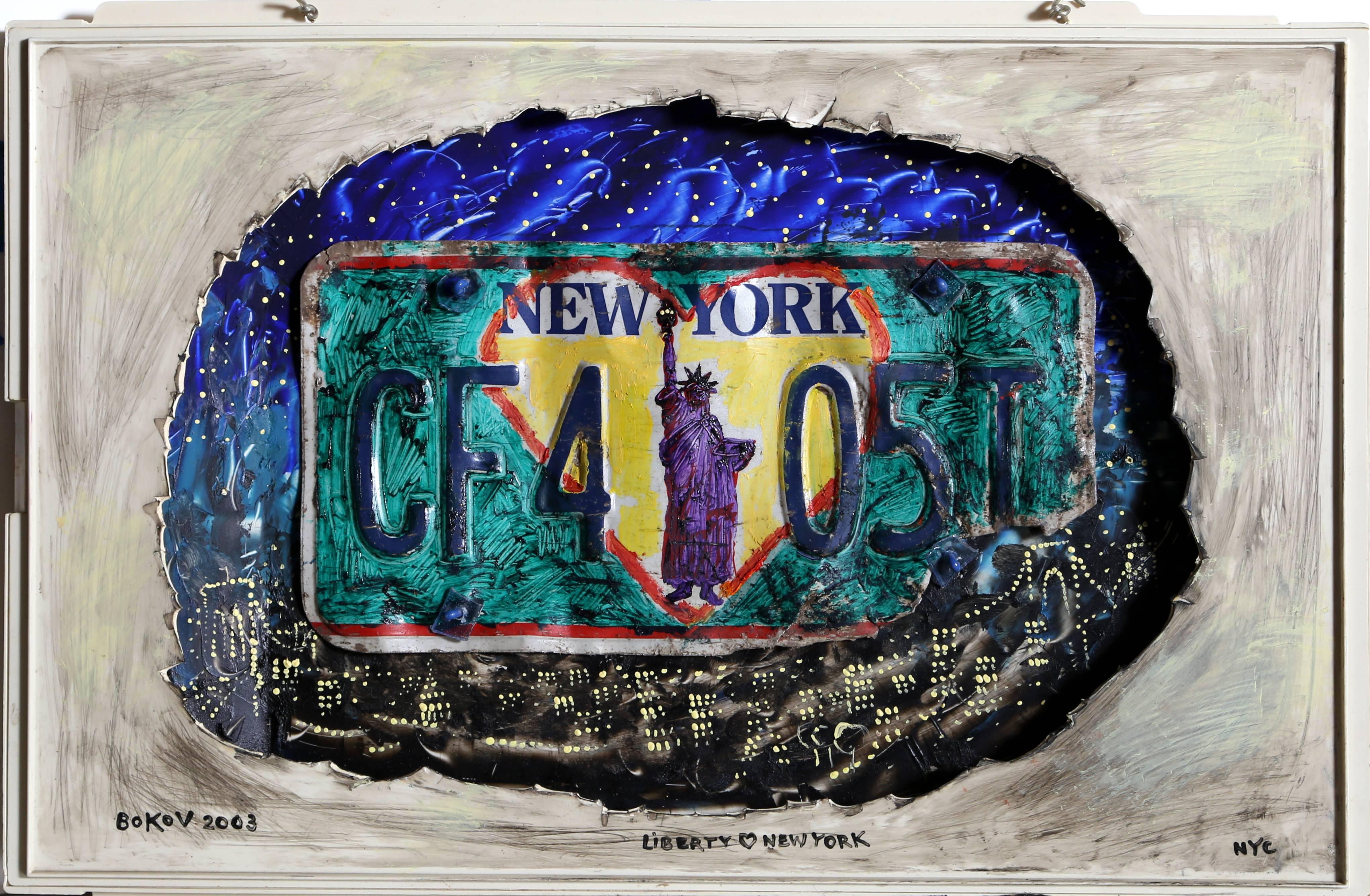 Liberty New York - Mixed Media Art by Konstantin Bokov