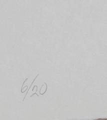 Oraibi, Abstract Geometric Lithograph by Nancy Genn