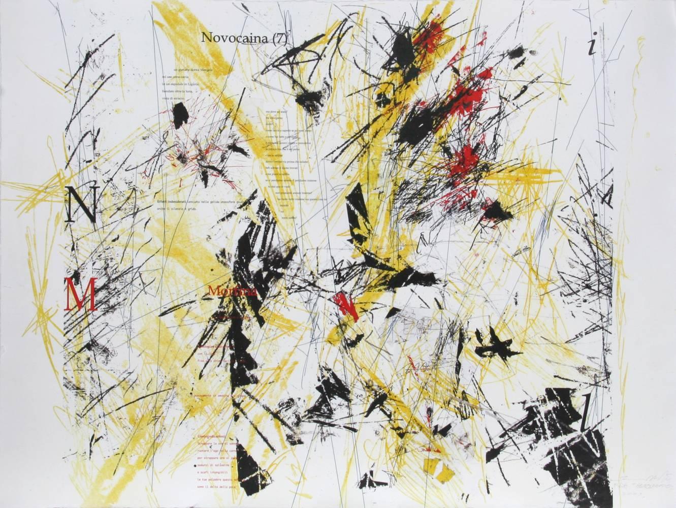 Artistics : Sandro Martini, Italien (1941 - )
Titre : Abecedario (Jaune)
Année : 2009
Moyen : Impression numérique et gravure, signée et numérotée au crayon
Édition : PA
Taille : 23.5 in. x 31.5 in. (59.69 cm x 80.01 cm)