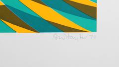 I from the Aquarius Suite, Op Art Screenprint by Stanley William Hayter