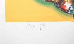 Mecklenburg Autumn, Lithograph by Romare Bearden