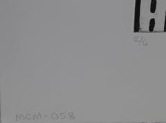 Zero House, aquatinte abstraite d'Alan Parker