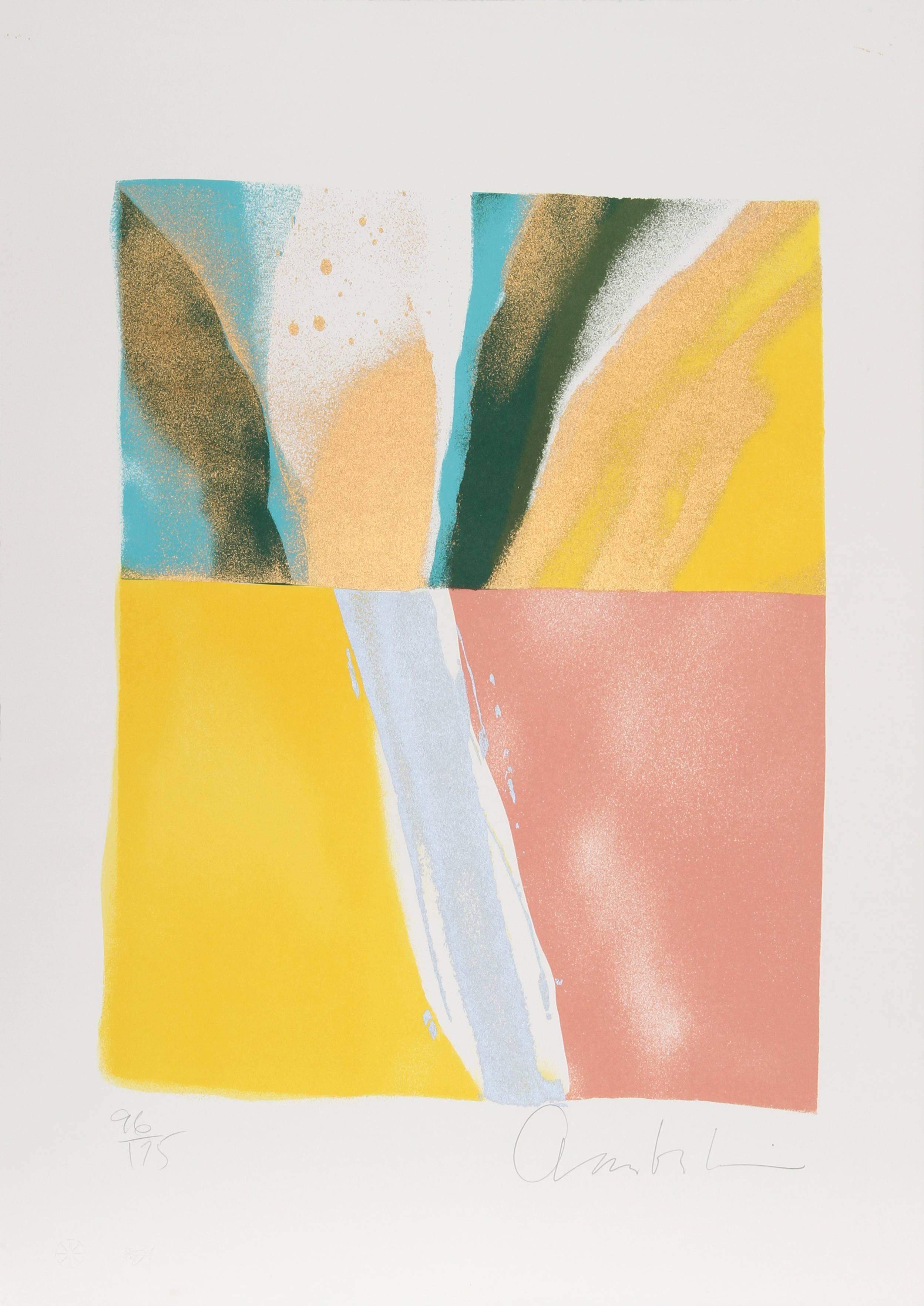 John Chamberlain Abstract Print - Flashback VIII