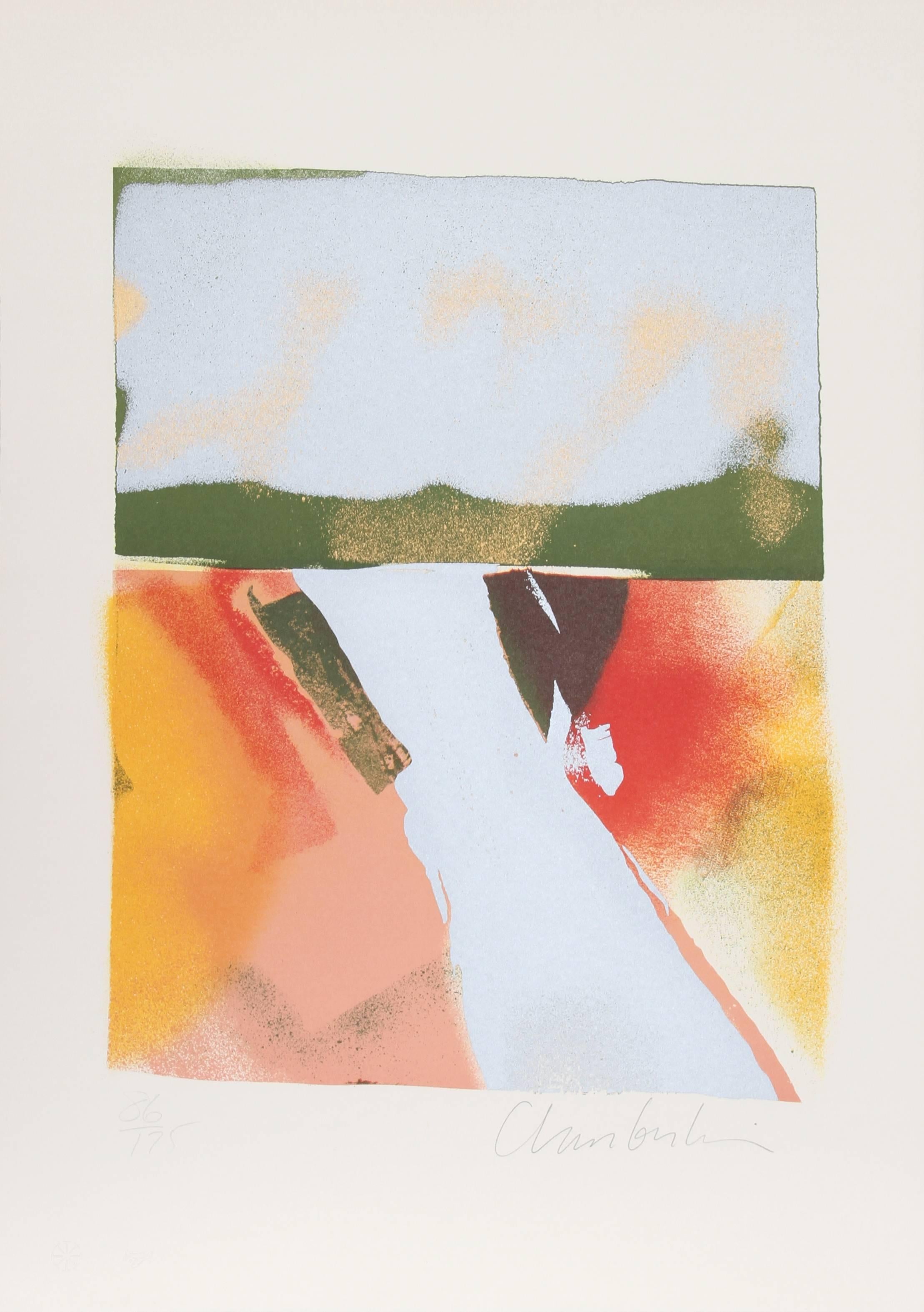 Artist: John Chamberlain
Title: Flashback VII
Year: 1981
Medium: Lithograph, signed and numbered in pencil 
Edition: 175
Paper Size: 28 x 20 inches 