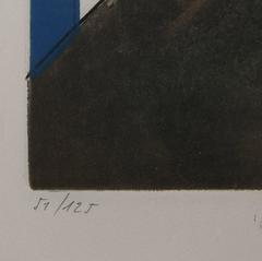 5PM da L'Arc Obscur des Heures, acquatinta surrealista di Roberto Matta