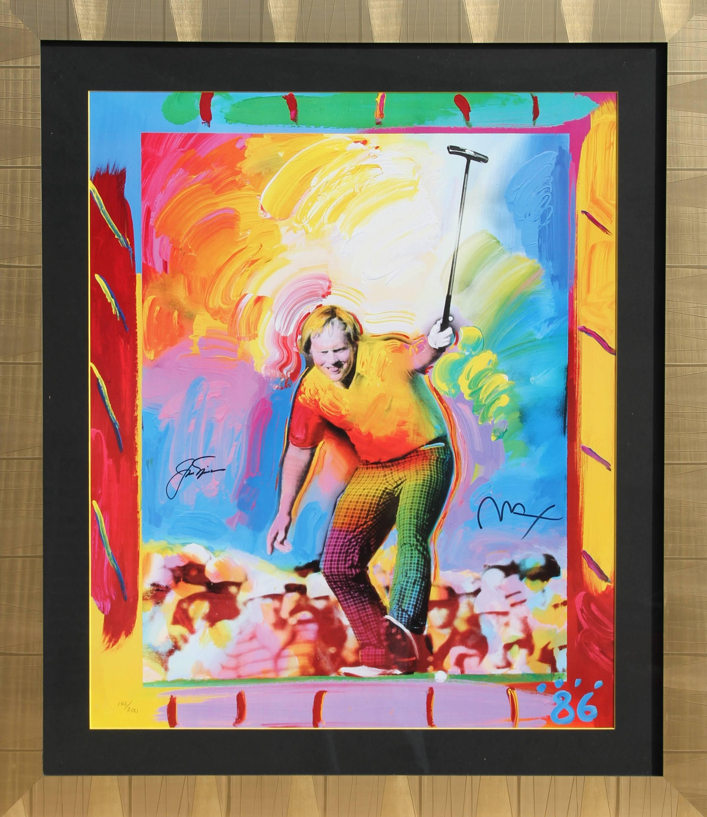 Jack Nicklaus, Pop Art Lithograph by Peter Max