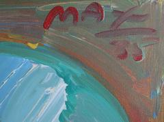 Zero in blu, 1985 Quadro di Peter Max