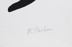 Minimalistischer abstrakter Siebdruck von Raymond Parker