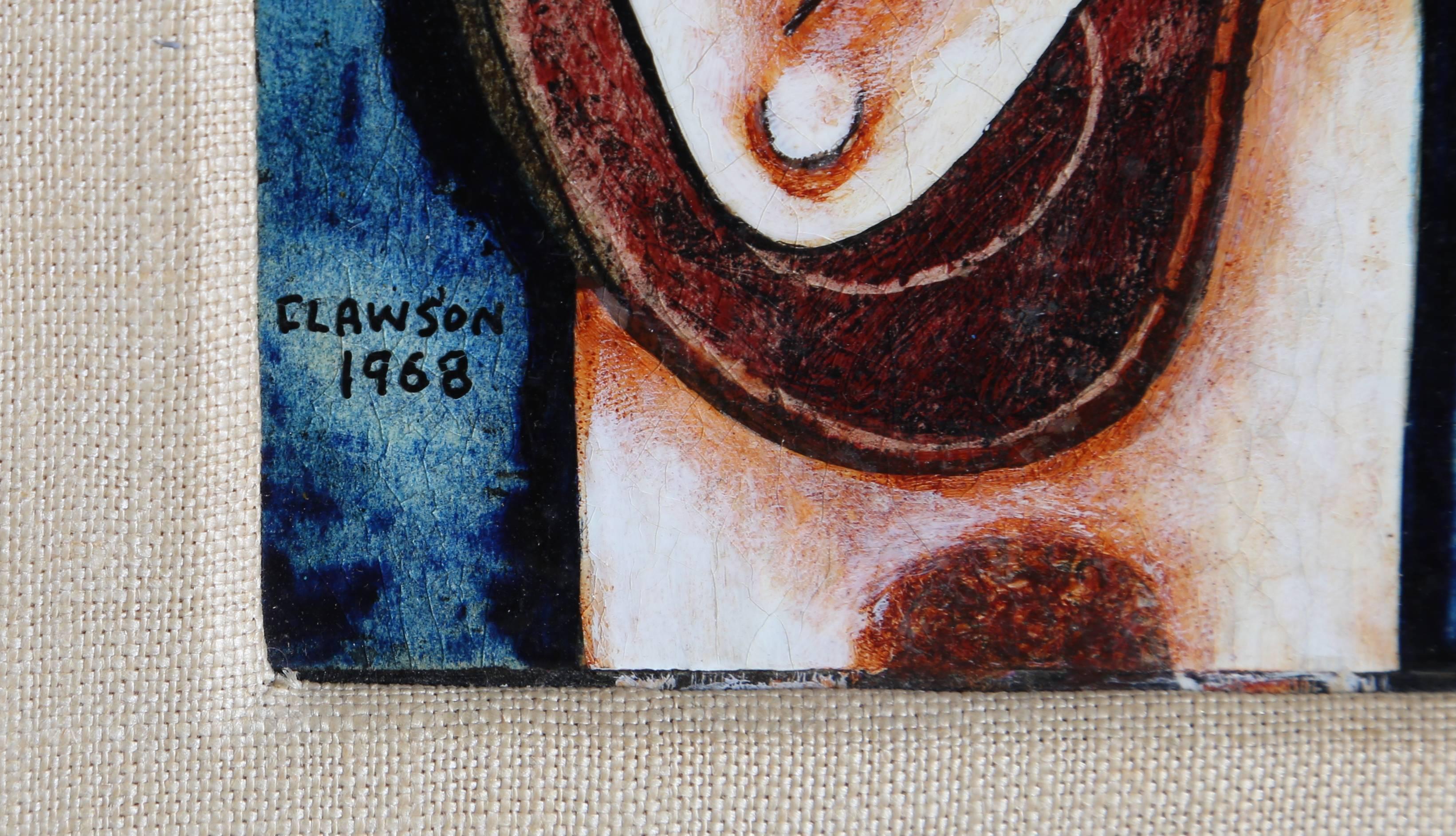 La Guerra alla Povertà Rock, dipinto a olio su tavola surrealista di Rex Clawson in vendita 2