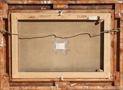 Watering Hole, Hudson River Valley School-Style Oil Painting by Stephen Hogley