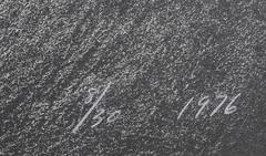 Ohne Titel - Auge, Abstrakte Radierung von Daria Dorosh