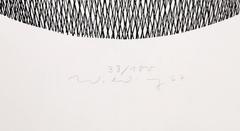 Untitled - Circle, Abstract Lithograph by Ludwig Wilding