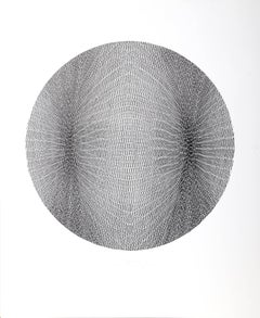 Untitled - Circle, lithographie abstraite de Ludwig Wilding