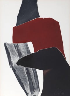Abstract Aquatint Etching by Gilou Brilliant