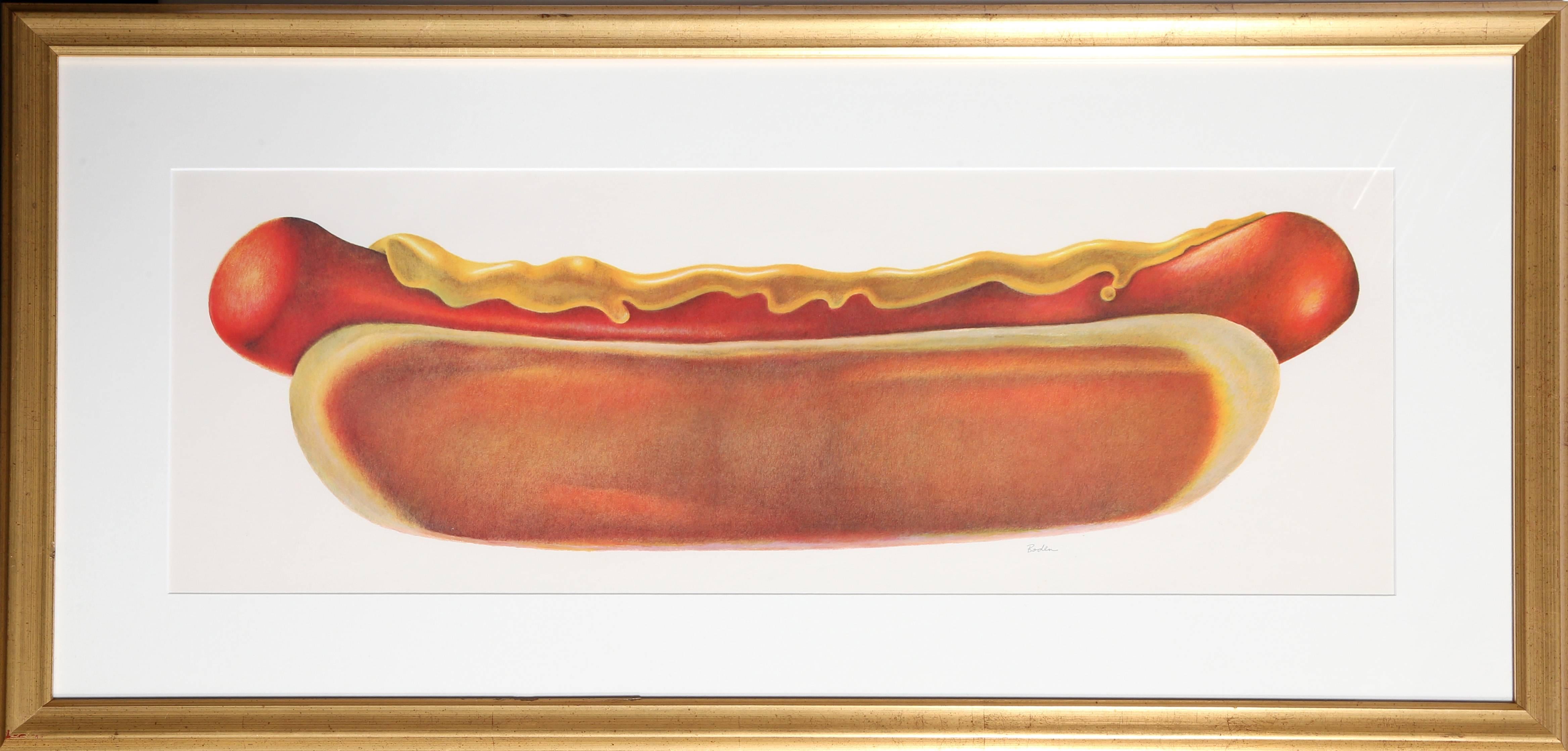 Arthur Boden Figurative Print - Hot Dog